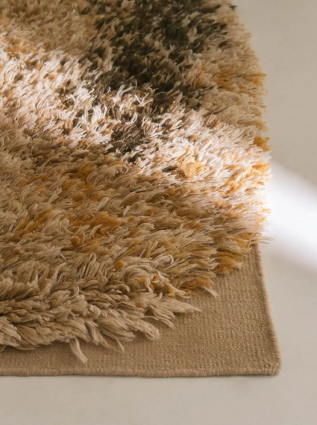 nanimarquina Alga Teppich ochre